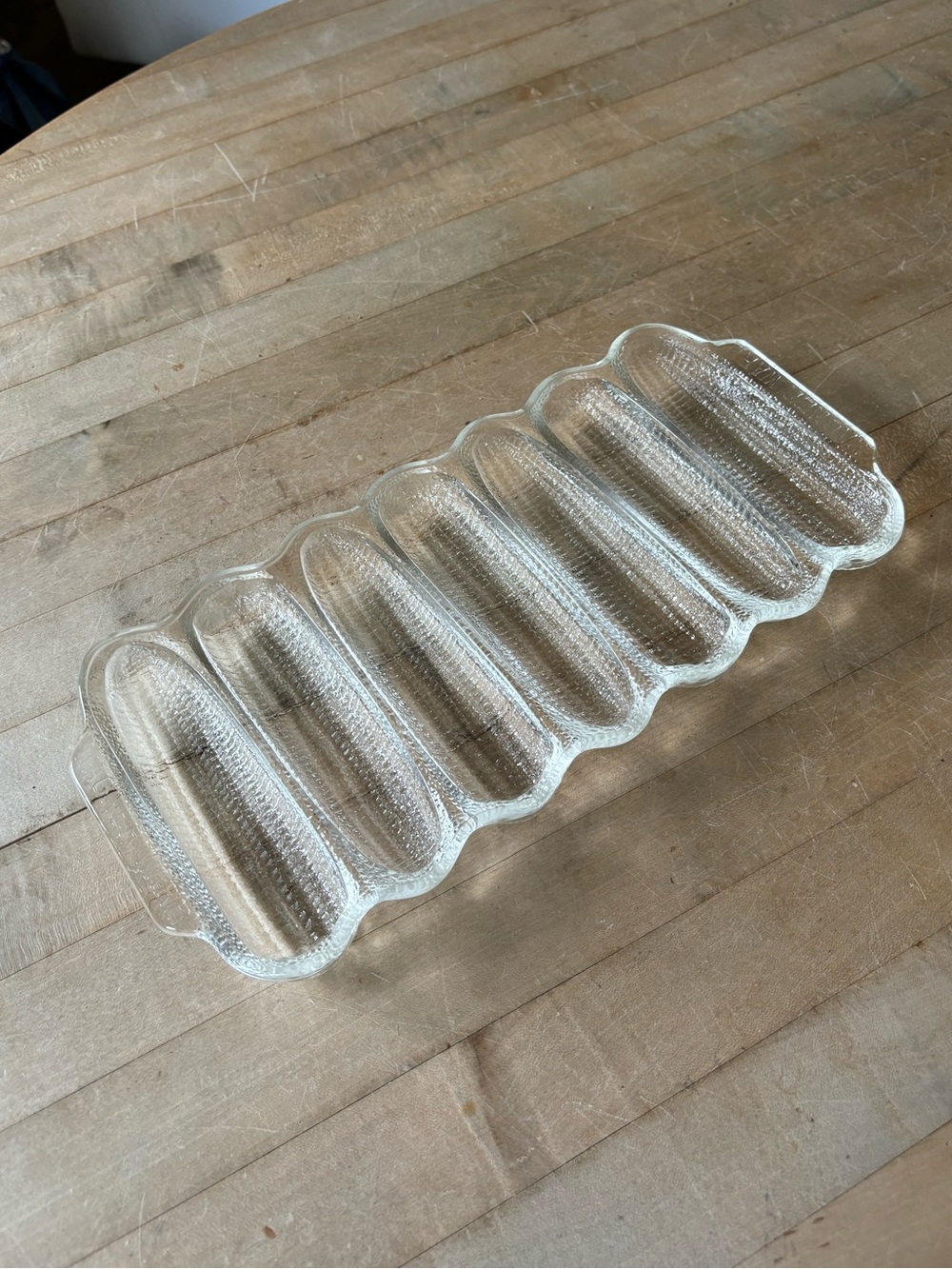 Antique Wagner Glass Cornbread Pan